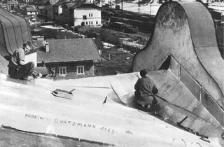 Baustelle in den 50er Jahren
