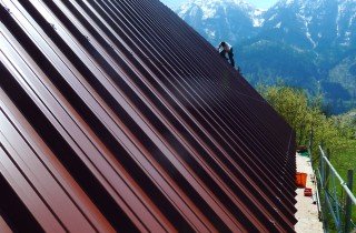 Übergossene Alm Flachdachabdichtung