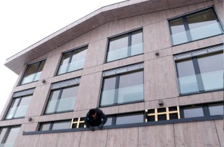 Fassadenverkleidung beim Zistlberghof